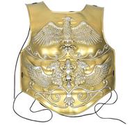 Housoutil Men's Roman Plastic Armour Breastplate with Lightweight Comfort and Easy Maintenance, Realistic Design for Soldier Costume Party and Dress up Events