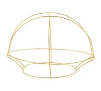 Housoutil Metal Chinese Cap Holder for Wedding Party Decor Retro Hat Bone Iron Artwork DIY Ancient Style Official Hat Frame for Holiday Photography Prop