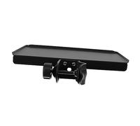 Housoutil Microphone Holder Tray and Mobile Stand Holder Clamp, Live Broadcast Mic Stand Tray for Outdoor Ktv and Streaming, Small Size Leather Case
