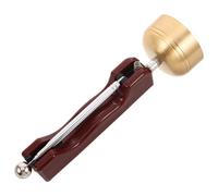 Housoutil Mini Copper Handheld Prayer Bell for Spiritual Cleansing and Temple Use, Lightweight Metal Musical Instrument with Versatile Usage, for Rituals and Traditional Chinese Worship
