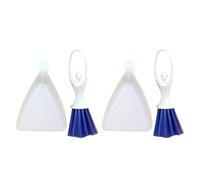 Housoutil Mini Hamster Cage Cleaner Broom and Dustpan Tool 2 Sets Material Easy to Clean Narrow Spaces Random Color for Pet Animals Suitable for Pet's Cage Cleaning