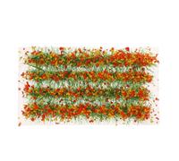 Housoutil Model Building Trees Gauge Making Self-Adhesive Orange Mini Landscaping Grass Tufts DIY Tabletop Model Railway Micro Landscape Decoration Building Trees Track N