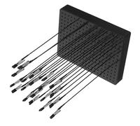 Housoutil Model Painting Stand with Alligator Clip and Base Holder for Securely Holding Miniature Parts, Made of Plastic and Iron, for Hobby Painting and Airbrush Use on Pcb and Model Parts