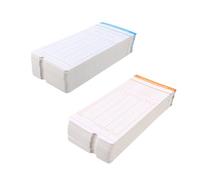 Housoutil Monthly Double-Sided Attendance Cards for Office Factory Use and Cardboard Clocking Cards for Employee Record Monthly Format Days