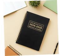 Housoutil Monthly Planner Notebook Portable Academic Schedule Organizer with Coil Binding for Goal Tracking Appointment Planning and Note Taking