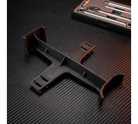 Housoutil Motorcycle Suspension Brackets for Front Fork and Suspension System, Abs Material with Black Finish, Reduces Internal Pressure Buildup and Minimizes Movement and Vibration,