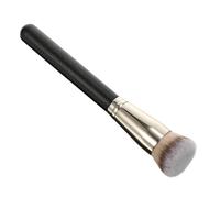 Housoutil Multi-functional Foundation Brush for Women with Ergonomic Design, Black Synthetic Fiber Makeup Tool Compatible with Cream for Seamless Face Blending and Professional Cosmetics