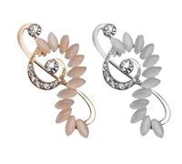Housoutil Music Note Brooch Pin Set Alloy Rhinestone Material 2pcs for Clothing Accessories Elegant and Simple Design with Lasting Luster, Comfortable to Wear for Daily Wear