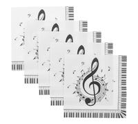 Housoutil Music Note Paper Napkins 20Pcs Disposable Tissue with Musical Pattern for Holiday Party and Guest Serving