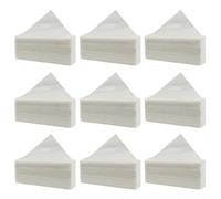 Housoutil Natural Wood Pulp Napkins 9 Pack Bulk Paper Towels for Dining Kitchen Table Use