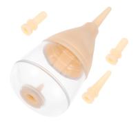Housoutil Newborn Pet Nursing Bottle 40ml with Scale Printed on Plastic Body and Silicone Nipple, Easy to Clean Puppy and Kitten Feeder for Feeding Hamsters and Small Pets