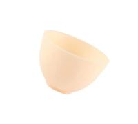 Housoutil Odorless Silicone Mixing Bowl 12.5x8cm Shockproof and Anti-Drop Prep Measuring Bowl for Home Use with Yellow Colour for Chopped Ingredients and Sauces
