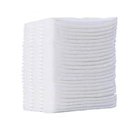 Housoutil of Three-layers Non-woven Cotton Pads Convenient to Take Cotton 3 Packs Double-side Makeup Remover Puff Gentle on Facial Skin White Random Color for Make-up and Body Care