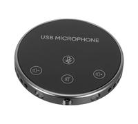 Housoutil Omnidirectional Microphone for Video Conference and Live Streaming Desktop USB Mic Pick-up Portable Game Chatting Tool