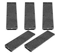 Housoutil Optical Drive Bay Covers with Sponge Black 5pcs Hexagon Alloy Mesh Dust Blocking and Improved Aesthetics, Front Vent Grille Filler for PC Tower for Desktop Tower Cases