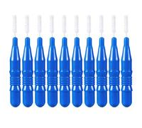 Housoutil Oral Care Tool 2.5Mm Interdental Cleaning Brush 50Pcs Blue Tooth Floss Picks for Removing Food Debris Between Teeth and Preventing Gum Disease