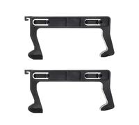 Housoutil Oven Door Pull Latch Replacement 10X4.6Cm Heat Resistant Plastic Microwave Door Latch for Household Microwave Oven Repair