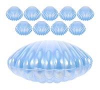 Housoutil Party Favor Candy Boxes 10Pcs Seashell Design Small Size Candy Containers Wedding Souvenir Mermaid Storage