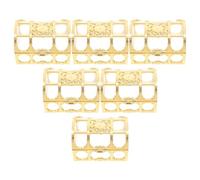 Housoutil Pirate Treasure Chest Mini 6Pcs Plastic Small Candy Packaging Boxes for Wedding Party Favors Treats 4X5.2X5Cm