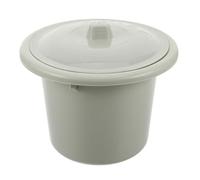 Housoutil Plastic Portable Urinal with Lid, Adult Chamber Pot for Hospital and Travel Use, Spillproof Bedpan for Male and Female, Green Urine Bottle for Home