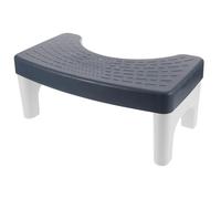 Housoutil Plastic Squatting Footstool Bathroom Step Stool with Comfort Design for Adults and Boys and in Bathroom Environment