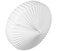 Housoutil Pleated Diamond Origami Paper Lamp Shade DIY Foldable Ceiling Light Cover Modern Hanging Pendant Lampshade for Indoor Home Decoration