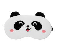 Housoutil Plush Sleep Mask for Office Workers and Students, White Eye Mask with Light Blocking Feature to Help Fall Asleep, Soft Reusable Eye Cover for Travel and Rest