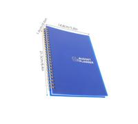 Housoutil Portable A5 Budget Notebook with Sturdy Cover and Efficient Financial Management, Monthly Expense Tracker and Household Budget Planner for Cash Flow and Bill Calendar Organisation