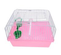 Housoutil Portable Bird Cage with Spacious Interior Perch Food Box and Water Dispenser Easy Transportation for Travel and Outdoor Adventures Made of Sturdy Random Color