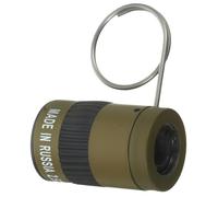 Housoutil Portable Finger Monocular Mini Pocket Telescope for Sightseeing, Lightweight Compact with Rotating Focus Built-In Ring for Camping, Bird Watching, Travel, Green