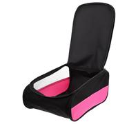 Housoutil Portable Golf Shoe Storage Bag with Zipper, Water-Resistant Polyester Material, Breathable Design Keeps Golf Shoes Clean and Dry, for Outdoor Sports and Travel