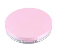 Housoutil Portable Loose Powder Box 2Pcs 5G Plastic Compact Empty Container with Puff and Mirror for Cosmetic and Makeup Organiser