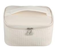 Housoutil Portable Makeup Bag Lightweight Compact Pu Cosmetic Case with Multi-Purpose Storage and Wear Resistance for Women for Travelling and Storage