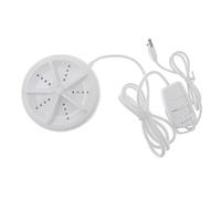 Housoutil Portable Mini Washing Machine Ultrasonic Foldable Washer for Socks and Underwear 3-in-1 Laundry Device Usb Power for Travel and Dorm Use