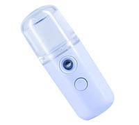 Housoutil Portable Plastic Face Mist Sprayer 30ml Lightweight Facial Steamer USB Rechargeable Hydrating Beauty Instrument for Living Room and Reception Center