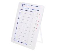 Housoutil Portable Reusable Chore Chart for Teens with Erasable Board and Pencil Home Schedule Management Chart for Daily Planning and Positive Behavior Reward Lightweight Hanging Task
