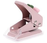 Housoutil Portable Single Hole Puncher for Paper and Scrapbook with Accurate Punching and Comfortable Grip, Metal and Pp Material Suitable for Travel and DIY Art Projects