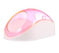 Housoutil Portable Small Pet Sand Bath House with Half Plastic Bathroom Container and Sand Scoop Designed for Home and Outdoor Travel Not Easy to Rollover Random Random Color