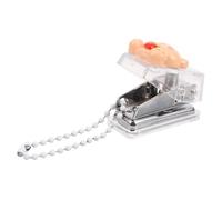 Housoutil Portable Small Single Hole Puncher for Paper and Loose Leaf Metal Plastic Construction Multifunctional Binding and Punching Tool for Office School and Scrapbook Use