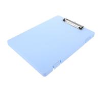 Housoutil Portable Writing Clipboard Folder with Metal Clip and Pp Cover, Multi-Purpose Office Document Clip Board for Conference and Formal Occasions, Sturdy and Not Easy to Break