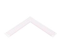 Housoutil Practical Square Sewing Ruler Lightweight Plastic Tailor Measuring Tool for Garment Making for Professionals Designers and Beginners Accurate Measurement for Clothing Design
