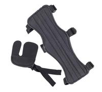 Housoutil Professional Adjustable and Arm Convenient Guard Archery Finger Protector Set with Design and Comfortable for Pu Material Outdoor Hunting and Riding Activities