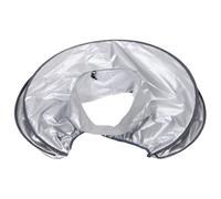 Housoutil Professional Hair Steamer Thermal Heat Cap for Deep Conditioning and Steam Comfort with Elastic Fit and Polyester Material Suitable for Salon Beds and Home Spa Sessions Silver