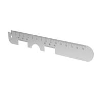 Housoutil Pupil Distance Measurement Tool for Glasses Optical Pd Ruler Double-Sided Scale Compact Optometry Equipment for Eye Measurement Optical Shops and Home Use