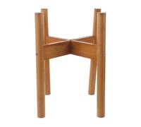 Housoutil Raised Dog Food Bowl Stand Smooth Surface Stable Base Design Wooden Elevated Feeding Station Pets and Dogs Ergonomic 100kg Load-bearing Daily Use Busy Households