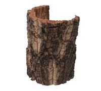 Housoutil Realistic Hollow Log Hideout for Reptiles and Lizards Made of Natural Bark with Easy to Clean Design, for Reptile Enclosure or Terrarium Decor a Comfortable Shelter