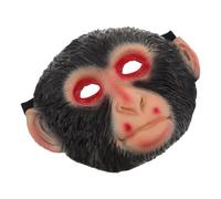 Housoutil Realistic Monkey Cosplay Mask Full Face Soft PU Foam Animal Halloween Party Mask Carnival Costume Accessory for Men and Women