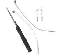 Housoutil Replacement Eyeglasses Temples Acrylic Arms with Streamlined Design, Stylish and Sturdy Eyeglasses Frame Parts for Repair and Everyday Use