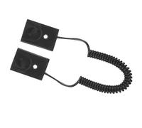 Housoutil Retractable Lost Spring Rope Remote Control Tether with Self Adhesive for Phones and Electronics Elastic Security Strap Multi Device Compatibility No Drilling Installation