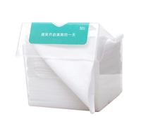 Housoutil Reusable Great Thickened Cotton 50pcs White Facial Towels Cloths Water Absorption for and Skincare Face Wet Dry Use, for Travel and Outdoor